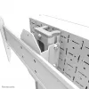 Neomounts FL50S-825WH1 TV-käru 37-75 tolli - TÜV