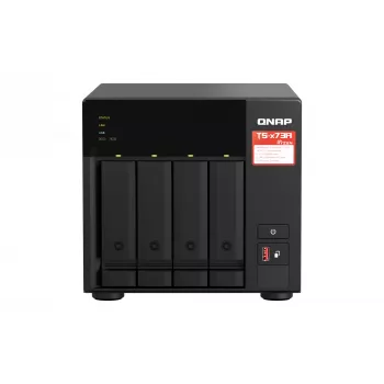 QNAP TS-473A NAS Tower Ryzen Embedded V1500B 8 GB DDR4 0 TB QNAP Turbo System Must