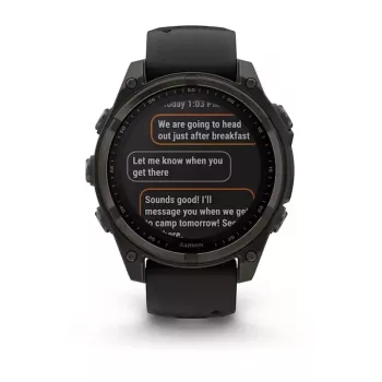 Spordi nutikell GARMIN fenix 8 Must — 51 mm korpus, safiirlääts, päikeseenergia, GPS, 32 GB, 10 ATM, 1,3-tolline ekraan