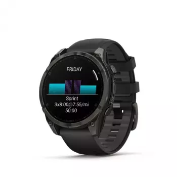 Spordikell GARMIN fenix 8 must, 47 mm korpus, AMOLED 1,4 tolli, safiirklaas, GPS/GLONASS/Galileo, 16-päevane aku
