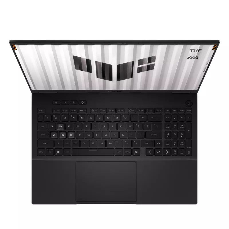 ASUS TUF Gaming F16 FX608JH-RV002W Intel® Core™ i5 i5-13450HX Sülearvuti 40,6 cm (16 tolli) WUXGA 16 GB DDR5-SDRAM 512 GB SSD NVIDIA® GeForce RTX™ 5050 Wi-Fi 6E (802.11ax) Windows 11 Home Hall