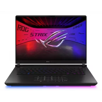 ASUS ROG Strix SCAR 16 G635LX-RW042W Intel Core Ultra 9 275HX sülearvuti 40,6 cm (16 tolli) WQXGA 64 GB DDR5-SDRAM 2 TB SSD NVIDIA GeForce RTX 5090 Wi-Fi 7 (802.11be) Windows 11 Home must