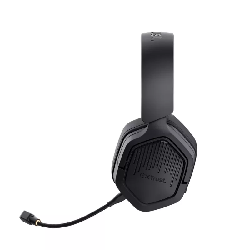 Peakomplekt TRUST GXT 493PS Carus — juhtmega ja juhtmevaba (Bluetooth), ümberkõrvaklapid, peapael, 20–20000 Hz, 1,2 m, must
