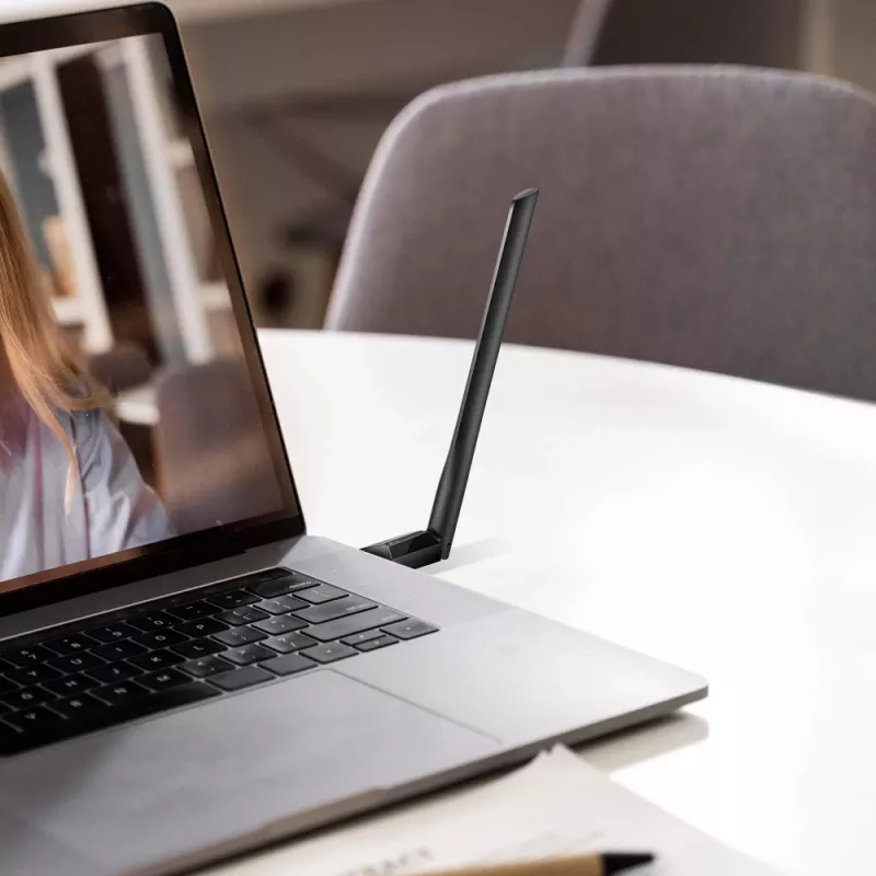 Wireless USB Wi‑Fi Adapter TP‑LINK Archer TX35U PLUS — Wi‑Fi 6 dual‑band 1201 Mbit/s, USB‑powered, Must