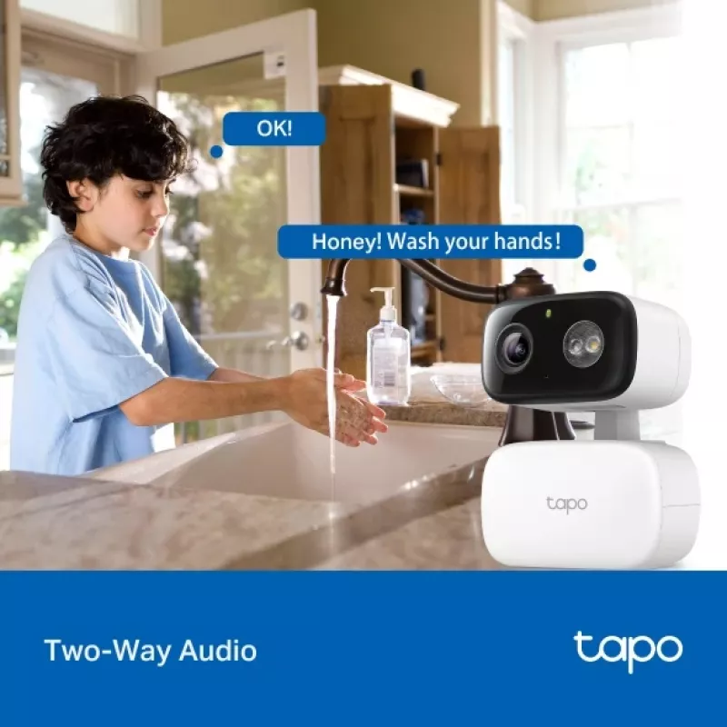 Turvakaamera TP-LINK Tapo C206 – sise/välis 1080p HD, pööramise ja kallutamisega, öövaatega, kahesuunalise heliga