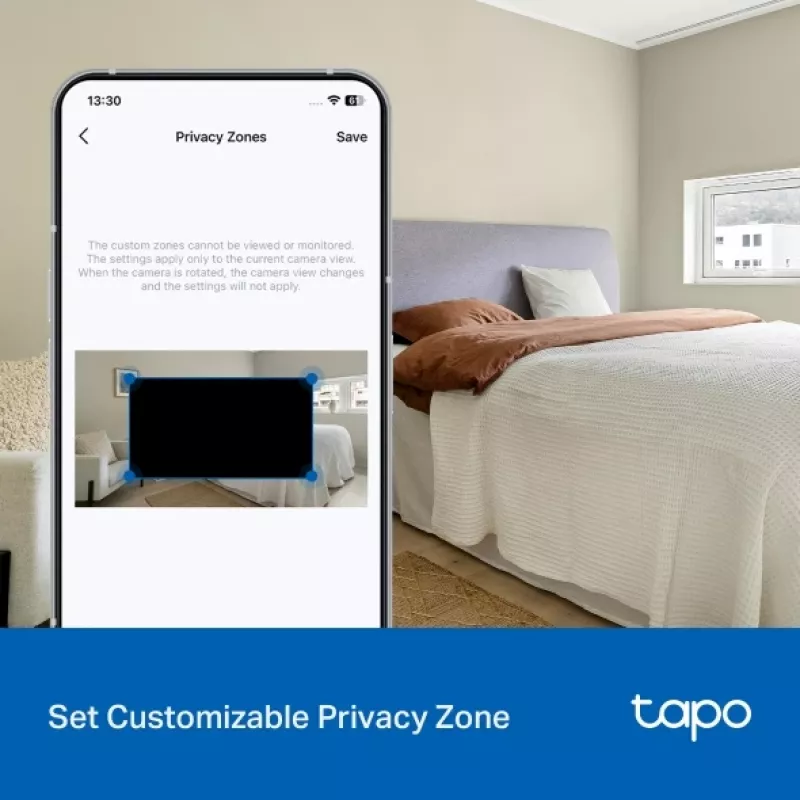 Turvakaamera TP-LINK Tapo C206 – sise/välis 1080p HD, pööramise ja kallutamisega, öövaatega, kahesuunalise heliga