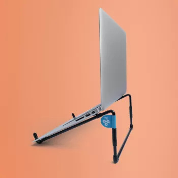 R-Go Tools sülearvuti alus R-Go Steel Travel, ergonoomiline ja kokkupandav, sobib 10-22 tollisele sülearvutile, must