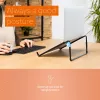 R-Go Tools sülearvuti alus R-Go Steel Travel, ergonoomiline ja kokkupandav, sobib 10-22 tollisele sülearvutile, must
