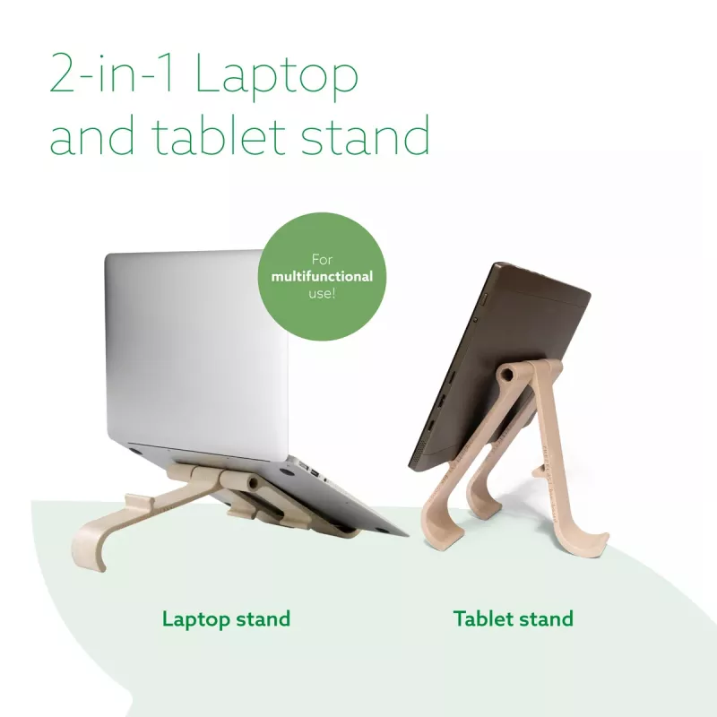 R-Go Tools sülearvuti ja tahvelarvuti alus R-Go Treepod, ergonoomiline ja modulaarne, reguleeritav, biopõhine