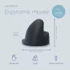 R-Go Tools Ergonomic hiir R-Go HE Break with break software, large (hand size ≥ 185 mm), left-handed, Wired, Must