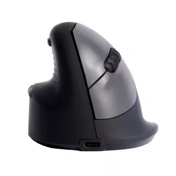 R-Go Tools Ergonomic hiir R-Go HE Break with break software, medium (hand size 165-185 mm), left-handed, Bluetooth, Must