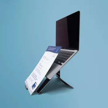 R-Go Tools sülearvuti alus R-Go Riser Document, ergonoomiline, kokkupandav ja reguleeritav alus dokumendihoidjaga, must