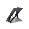 R-Go Tools sülearvuti alus R-Go Riser Document, ergonoomiline, kokkupandav ja reguleeritav alus dokumendihoidjaga, must