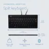 R-Go Tools Ergonoomiline klaviatuur R-Go Split Break koos pausitarkvaraga, ergonoomiline poolitatud klaviatuur, QWERTY (UK), Bluetooth, must