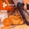 R-Go Tools sülearvutikott R-Go Viva, täisnahk, integreeritud sülearvutialusega, õlarihm, 15,6-tolline, pruun