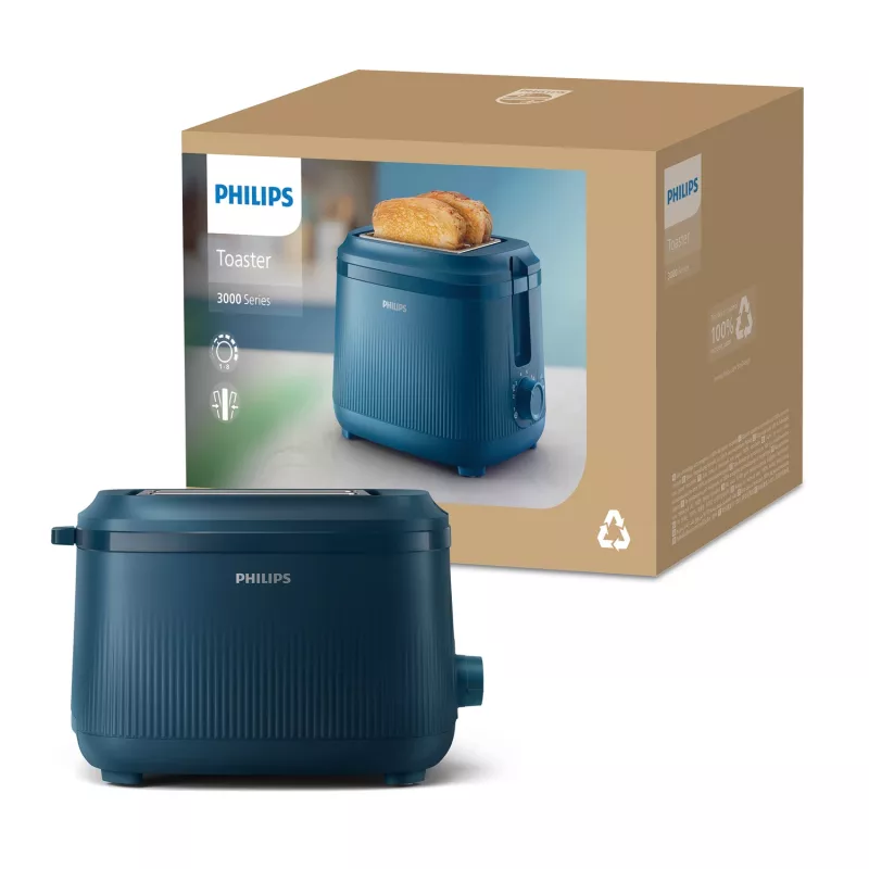 Philips 3000 series HD2511/70 röster 8 2 viilu 830 W Sinine