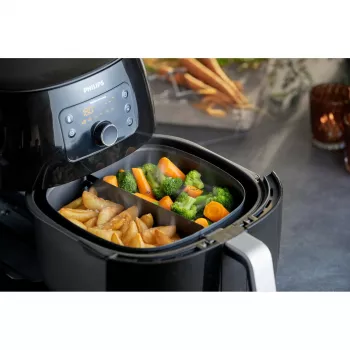Philips Airfryeri tarvik HD9950/00 XXL Partymeistri komplekt, Philips, Airfryer XXL HD963x, HD965x, Hall, Teras, 215 mm, 198 mm