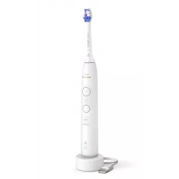 Sonic hambahari Philips Series 6100 HX7400/01 — sonic, 62 000 liigutust/min, 2 režiimi, 3 kiirust, valge, laetav
