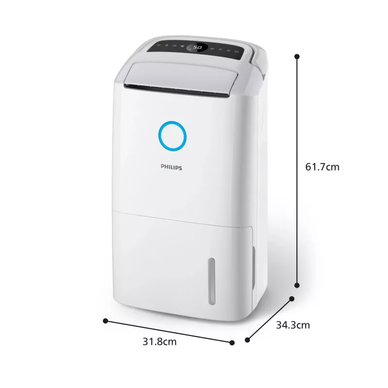 Philips 5000 seeria DE5305/11 õhukuivati 4 L 54 dB valge