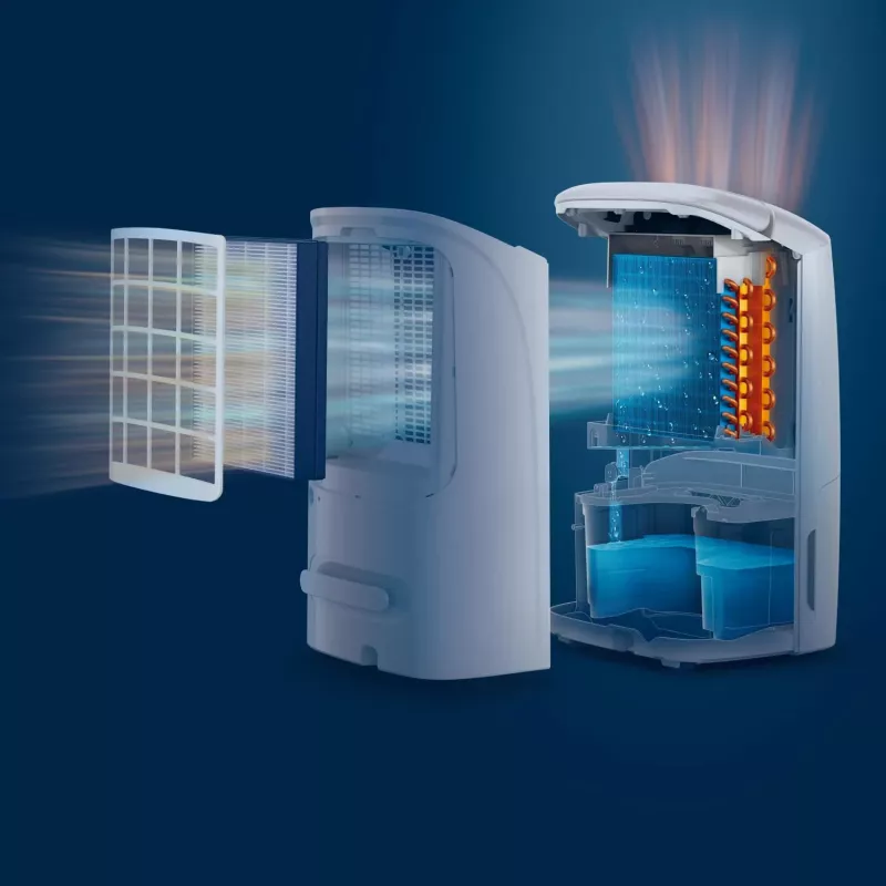 Philips 5000 seeria DE5305/11 õhukuivati 4 L 54 dB valge
