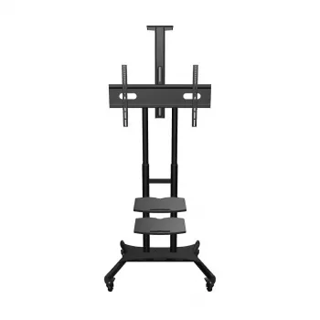 Teleri põrandaalus ONKRON TS1881-B 50-tolliste kuni 86-tolliste ekraanide jaoks, kandevõime 105,9 kg, VESA 200x200–800x500, kõrgus 1350–1650 mm, must