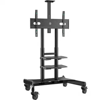 Teleri põrandaalus ONKRON TS1881-B 50-tolliste kuni 86-tolliste ekraanide jaoks, kandevõime 105,9 kg, VESA 200x200–800x500, kõrgus 1350–1650 mm, must