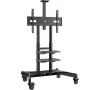 Teleri põrandaalus ONKRON TS1881-B 50-tolliste kuni 86-tolliste ekraanide jaoks, kandevõime 105,9 kg, VESA 200x200–800x500, kõrgus 1350–1650 mm, must