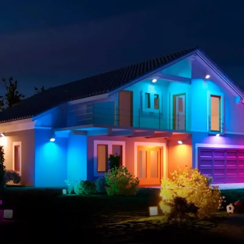 Välistingimustesse LED-prožektor OLLO VS121C-20W-RGB 20W 1900lm RGB