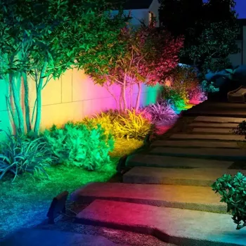 Välistingimustes kasutatav LED-prožektor OLLO VS121C-50W-RGB — 50 W, 4750 lm, RGB