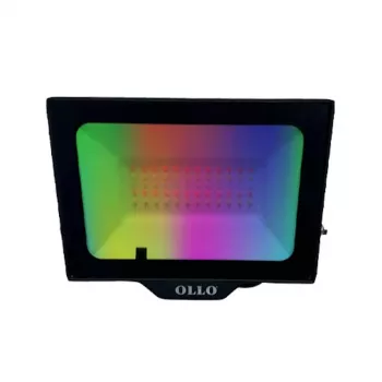 Välistingimustes kasutatav LED-prožektor OLLO VS121C-50W-RGB — 50 W, 4750 lm, RGB