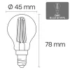 LED pirn VISIONAL VS-B-2, 4 W, 520 lm, sooja/külma valge variandid