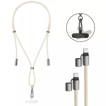 USB-kaabel Intenso Handykette 1,65 m USB-C beež
