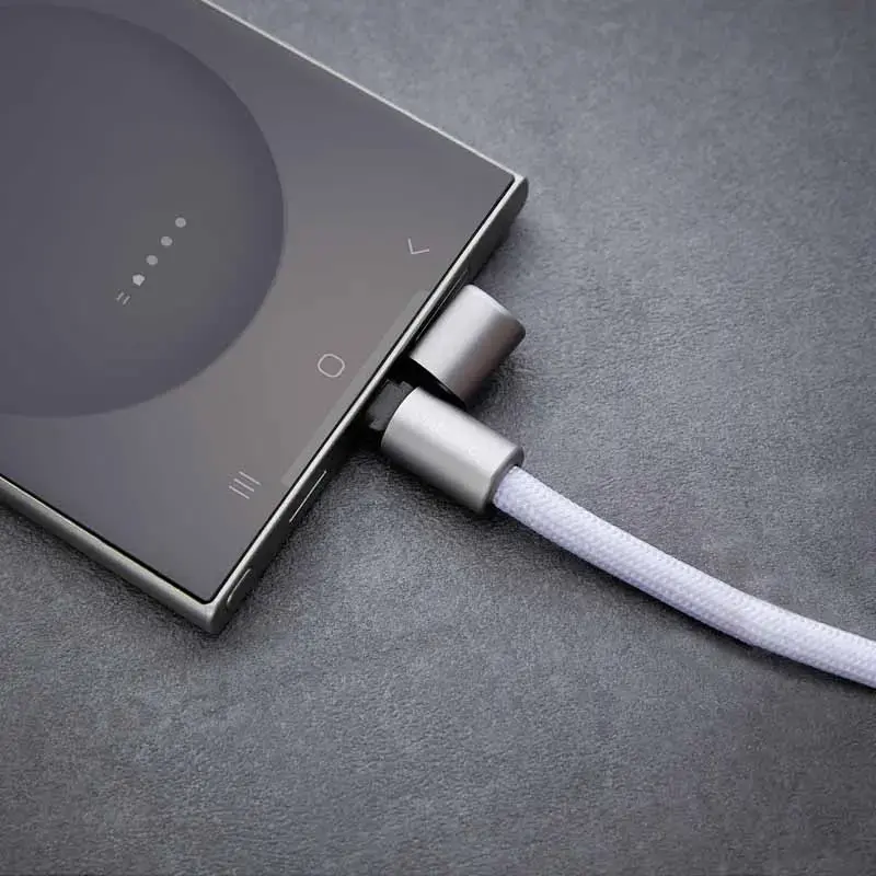 Intenso USB-C laadimisnöör telefoni kaelarihmakaabel 60 W kiirlaadimine reguleeritava pikkusega 1,65 m nailon lilla