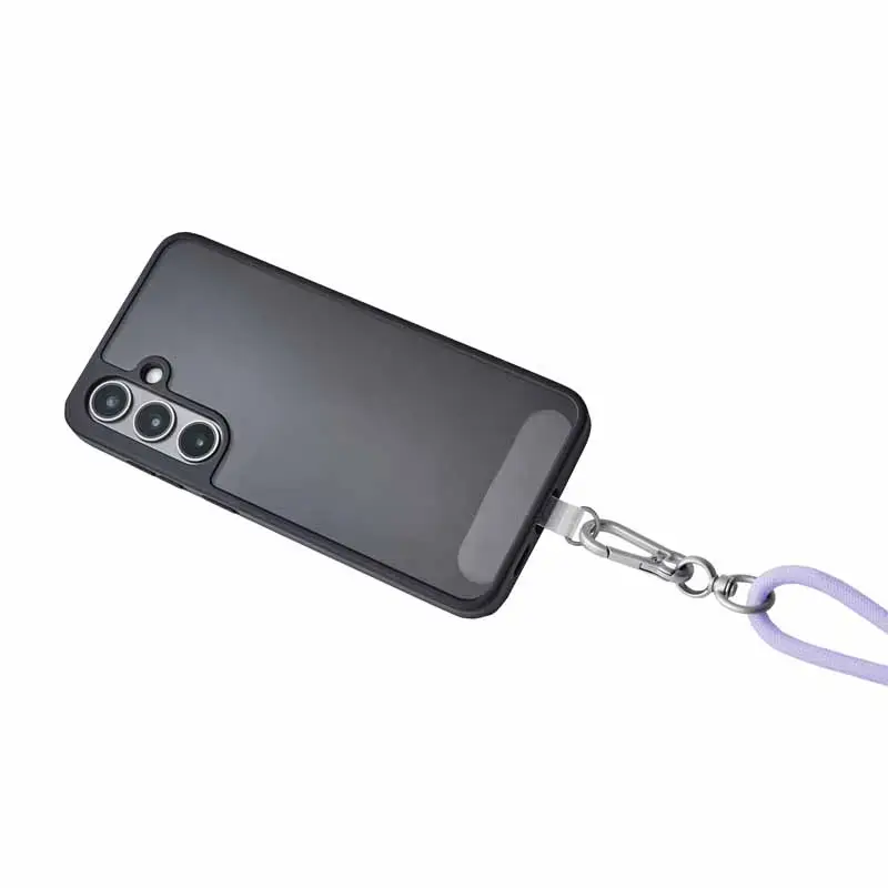 Intenso USB-C laadimisnöör telefoni kaelarihmakaabel 60 W kiirlaadimine reguleeritava pikkusega 1,65 m nailon lilla