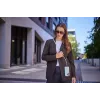 Intenso USB-C laadimisrihm telefoni kaelapaela kaabel 60 W kiirlaadimine reguleeritava pikkusega 1.65 m nailon roheline