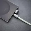 Intenso USB-C laadimisrihm telefoni kaelapaela kaabel 60 W kiirlaadimine reguleeritava pikkusega 1.65 m nailon roheline