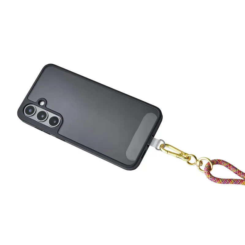 Intenso USB-C laadimisrihm telefoni kaelapaelakaabel 60W kiirlaadimine reguleeritava pikkusega 1,65m nailon mitmevärviline