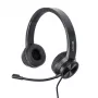Peakomplekt Lindy USB-C Office Headset juhtmega 20-20000 Hz 1.95m Must