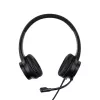 Peakomplekt Lindy USB-C Office Headset juhtmega 20-20000 Hz 1.95m Must