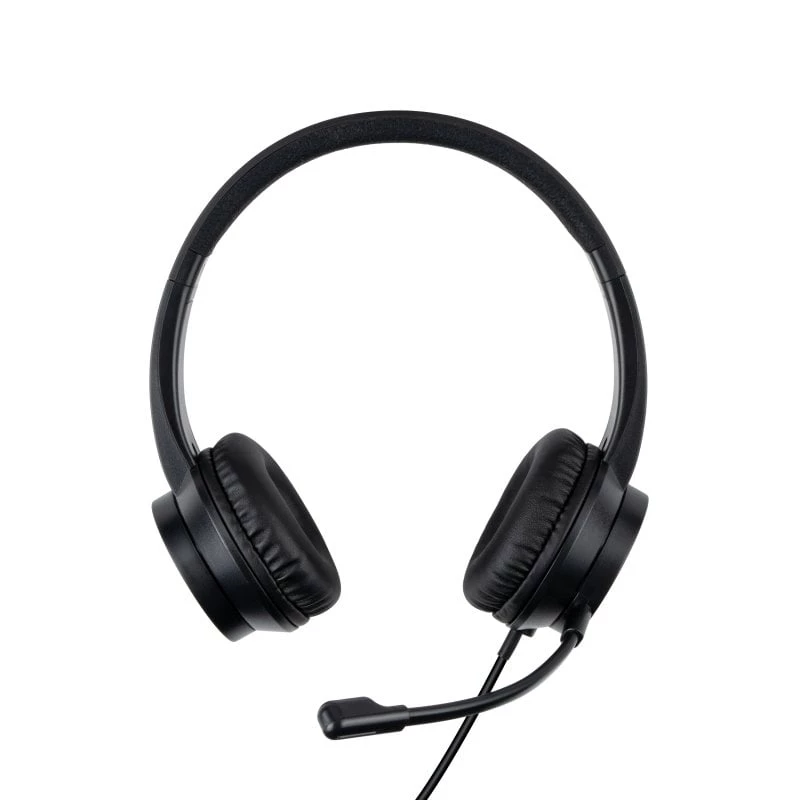 Peakomplekt Lindy USB-C Office Headset juhtmega 20-20000 Hz 1.95m Must