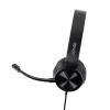 Peakomplekt Lindy USB-C Office Headset juhtmega 20-20000 Hz 1.95m Must