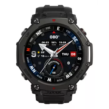 Amazfit T-Rex 3 Pro 3.81 cm (1.5 tolli) AMOLED 48 mm digitaalne 480 x 480 pikslit puuteekraan must Wi-Fi GPS (satelliit)