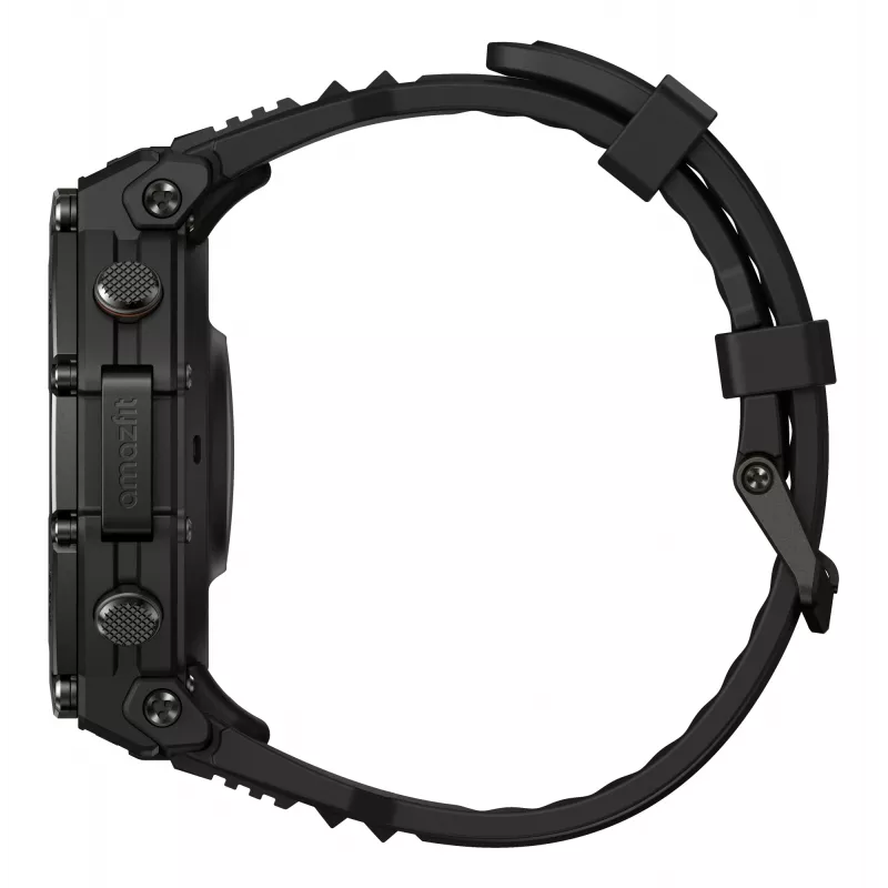 Amazfit T-Rex 3 Pro 3.81 cm (1.5 tolli) AMOLED 48 mm digitaalne 480 x 480 pikslit puuteekraan must Wi-Fi GPS (satelliit)