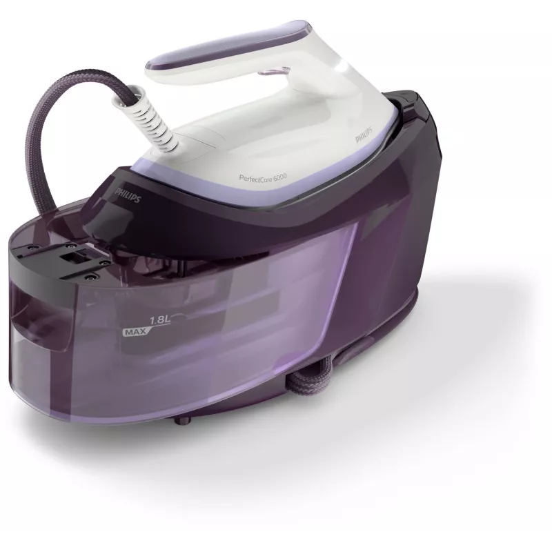 Auruga triikimisjaam Philips PSG6024/30 — 2400 W, 500 g/min aurulöök, 1,8 l paak, SteamGlide Plus tallaplaat