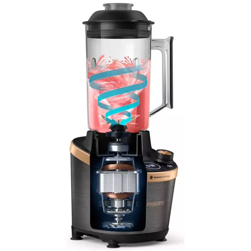 Köögisegisti Philips Flip&Juice™ HR3770/10 Must Vask