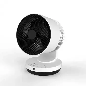 Majapidamislabaga ventilaator Stylies Gemma Must Valge 2000W Lauamudel