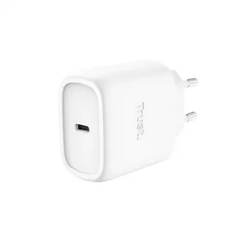 TRUST Maxo 45 W USB-C GaN-laadija, 45 W, USB-C väljund, max 20 V, 2 m kaabel, valge