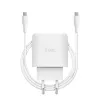 TRUST Maxo 45 W USB-C GaN-laadija, 45 W, USB-C väljund, max 20 V, 2 m kaabel, valge