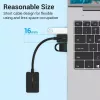 Vention 2-pordiline USB-väline helikaart 0.15M Must 2.1 kanalit 16 bitti