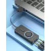 Vention USB 2.0 väline stereoadapter helitugevuse reguleerimisega 0,15 m must ABS